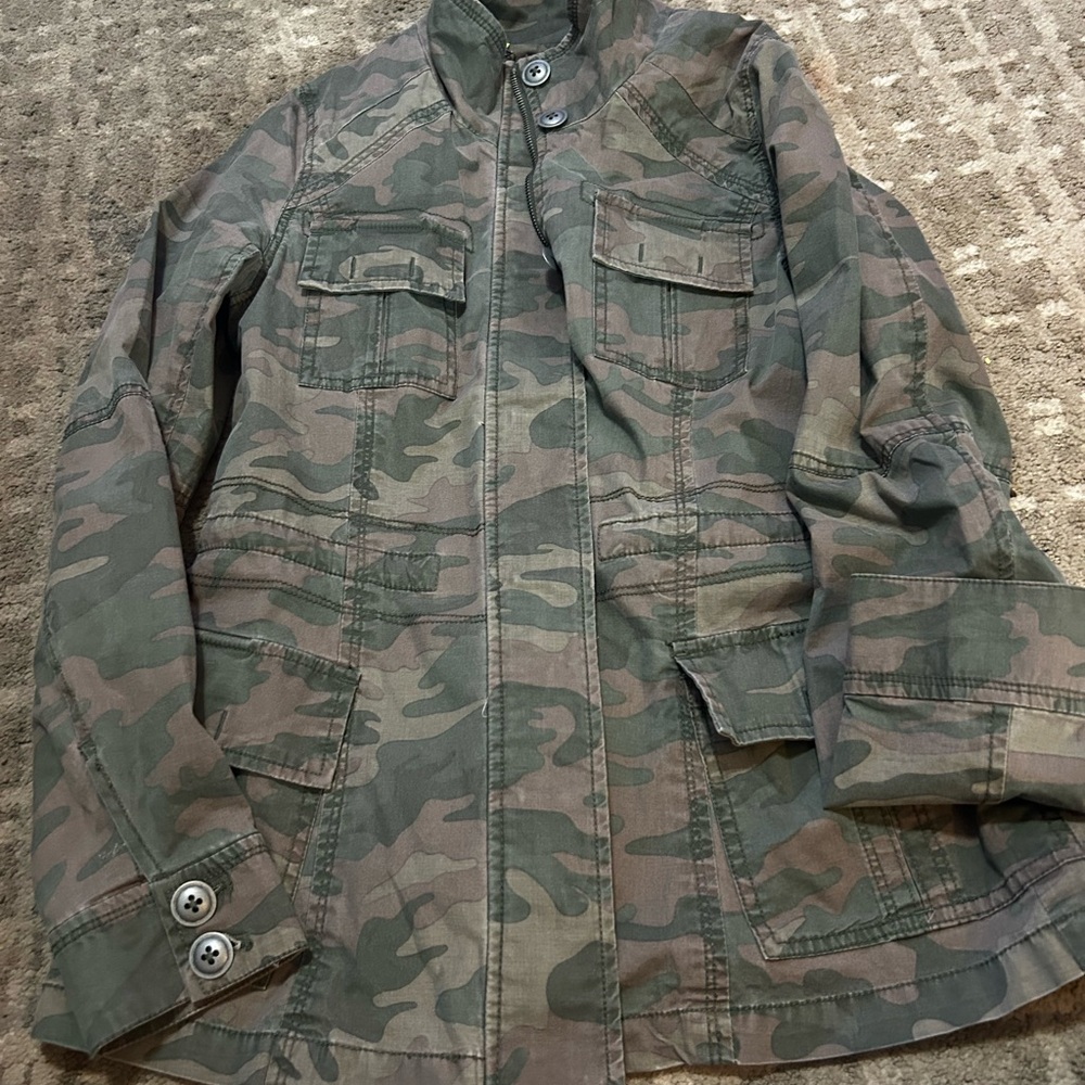 Camo Military Style Jacket